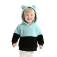 thumbnail image 7 of LIUJUNSHOP Girls Boys Fleece Hooded Jacket Unisex Toddler Sweatshirt Bear Ear Zip Up Sweater Outwear Hoodie Sky Blue 6-7 Years, 7 of 7