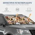 thumbnail image 4 of Zufioo Collage of different dogs Print Folding Car Windshield Sun Visor, Anti-ultraviolet Sun Visor, Suitable for Trucks, Vans Car Accessories-Small, 4 of 6