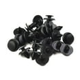 thumbnail image 4 of Sturdy 30 Pcs Black Plastic Rivets Fasteners for Car Fender Bumper Pin, 4 of 6