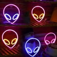 thumbnail image 2 of Zhangyh LED Neon Sign,Alien Neon Sign Night Light Wall LED Neon Lamp USB Battery Powered Led Neon Light Sign for Home Bedroom Bar Party Decoration, 2 of 2