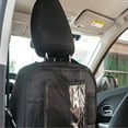 thumbnail image 2 of Bolsa de almacenamiento para asiento trasero de coche, gran capacidad, multifunción, protector de espalda, bolsa colgante, protector de patadas, protector de asiento, color negro, 2 of 7