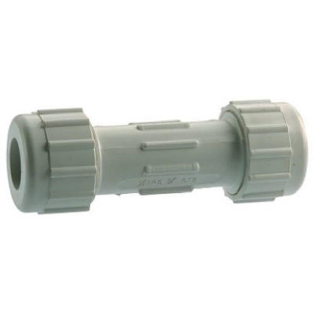 B and K Industries 160107 11/2Inch PVC Compression Couplings, 11/2