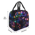 thumbnail image 3 of Disketp Glowing Chameleon Fantasy Art for Insulated Lunch Bag for Women and Men, Perfect for Work, Hiking, Picnic, 3 of 8