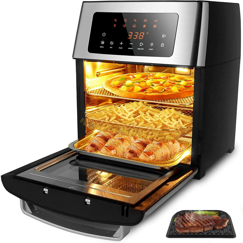 10in1 Air Fryer Oven, 1500W Air Fryer Toaster Oven Oilless Cooker