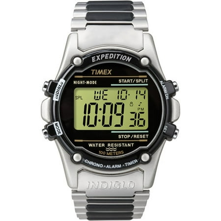 Timex Men's Atlantis T77517 Digital Stainless-Steel Quartz Watch