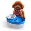 Ownpets 3-1 Pet Fountain Auto Pets Feeder Food Bowl & Water Dispenser with LED Light One Gallon Capacity