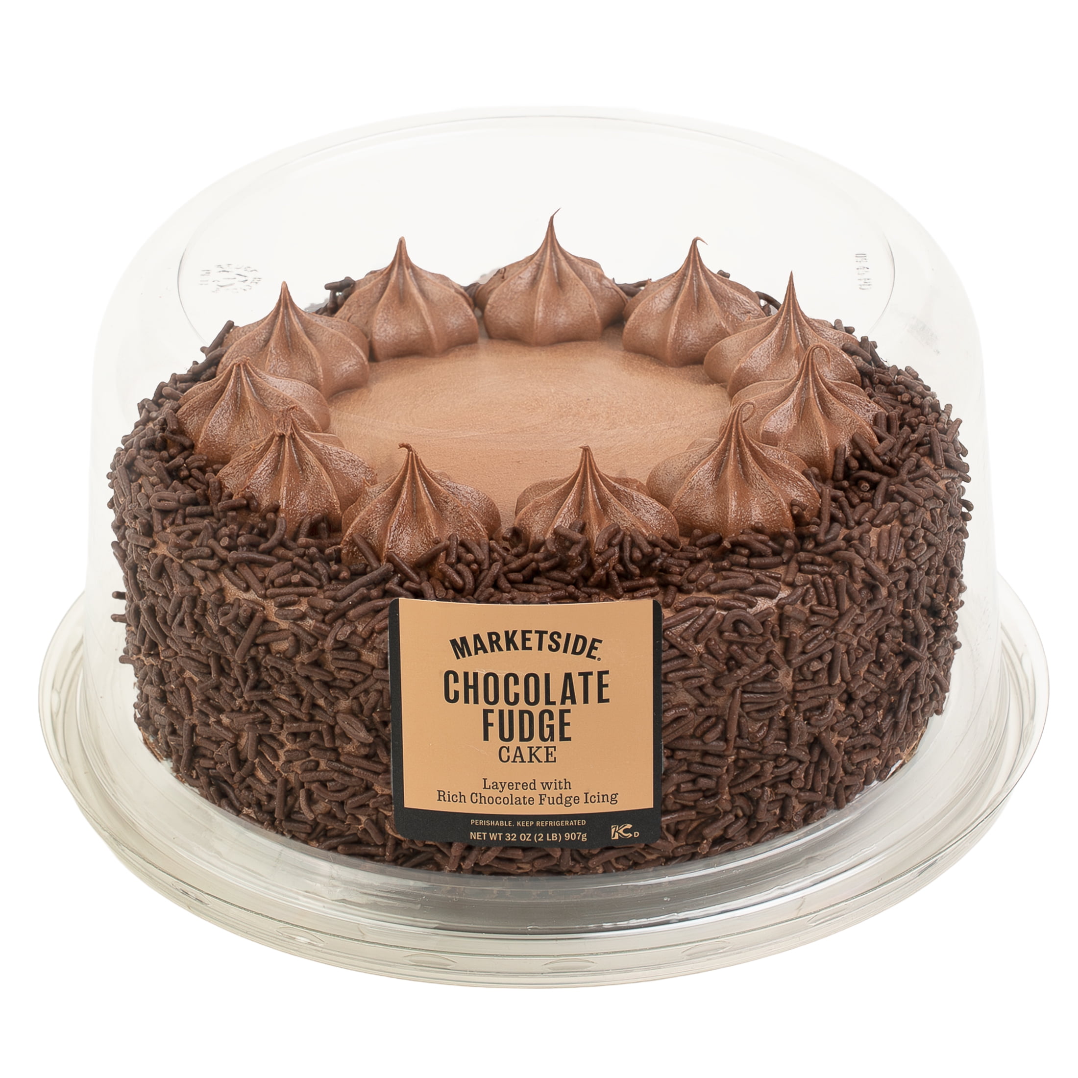 Marketside 7-Inch Chocolate Fudge Cake, 32 oz (Refrigerated)