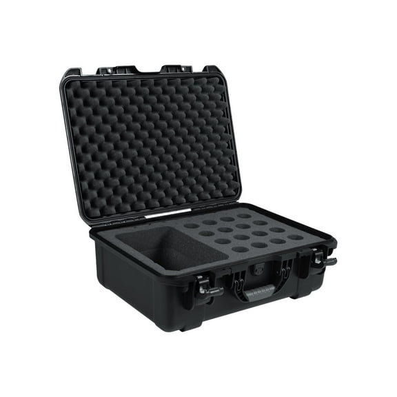 Gator Cases GM-16-MIC-WP - Hard case for 16 microphones - NK-7 resin - black