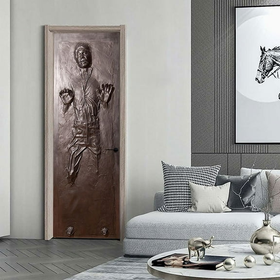 Self Adhesive 3D Door Murals Peel and Stick Decor Stickers DIY Home Design Custom Order Wallpaper Removable Art Poster,SP-F225,S(38.5x200cmx2Pcs)