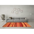 thumbnail image 3 of Ahgly Company Indoor Rectangle Oriental Orange Industrial Area Rugs, 7' x 9', 3 of 4