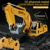 Remote Control Truck 12 Channel Full Function Remote Control Excavator Construction Tractor Toy Giftr