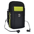 thumbnail image 4 of Sports Travel Carrying Pouch (Green) with Detachable Shoulder Strap, Belt Loop, & Carabiner Clip fits Most Smartphones, 4 of 6