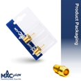thumbnail image 4 of MAACFLOW Latón 1/4"" Macho NPT a 1/8"" Manguera ID Barb Manguera Adaptador Conector (Paquete de 2), 4 of 5