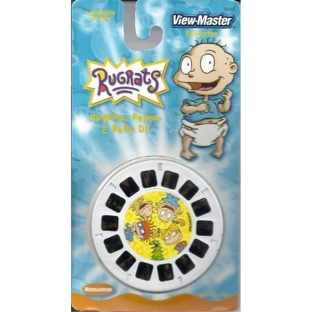 Learning 3d Reels - nickelodeon rugrats, reptar & baby dill 3d view-master 3 reel set