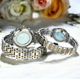 thumbnail image 5 of OLEVS Automatic Couple Watches Set Casual Stainless Steel Waterproof His and Hers Wristwatch for Valentines Anniversary Wedding Romantic Chrismas Gifts, Luxury Watches Set of 2, 5 of 10