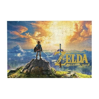 The Legend of Zelda Breath of the Wild 1000 Piece Jigsaw Puzzle  Collectible Puzzle Featuring Link from The Legend of Zelda Video Game  Officially