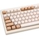 thumbnail image 1 of Teclas TIMSEKER Retro Minimalista Marrón PBT Dye Sub 119 teclas, 1 of 7