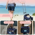 thumbnail image 7 of Cat Carrier with Wheels Soft Carrier for Puppy Cats Under 44lbs, Rolling Cat Carrier for Travel, Camping, Outdoor, 7 of 7