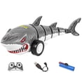 thumbnail image 3 of DAMAI Remote Control Shark Car Toys,Cars Simulation Shark with Cool Light, 360° Stunt Drift & Most Terrains,Outdoor Toys for Birthday Gift(Gray), 3 of 9