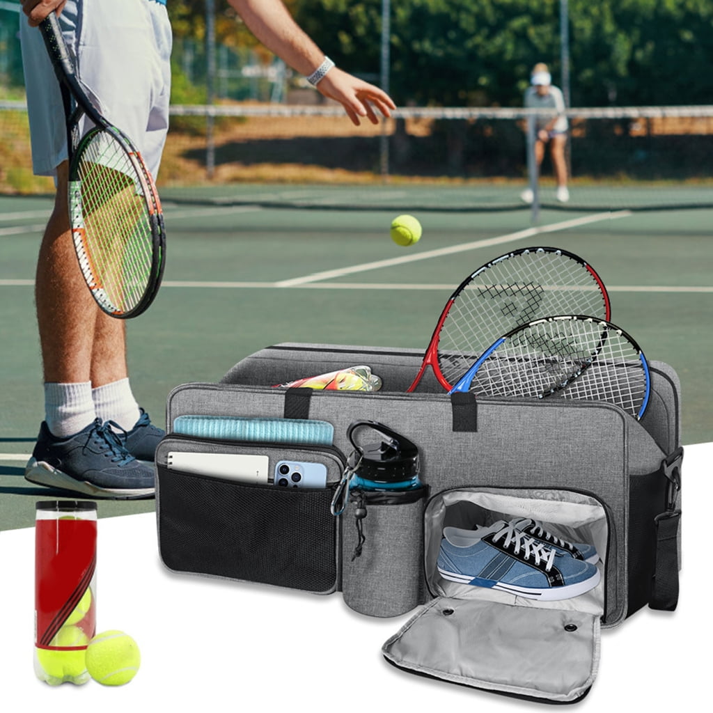Tennis Bag 7 Rackets Tennis Rackets Bag with Shoes Compartment for Men Women Large Capacity Racket Bag Tennis Supplies