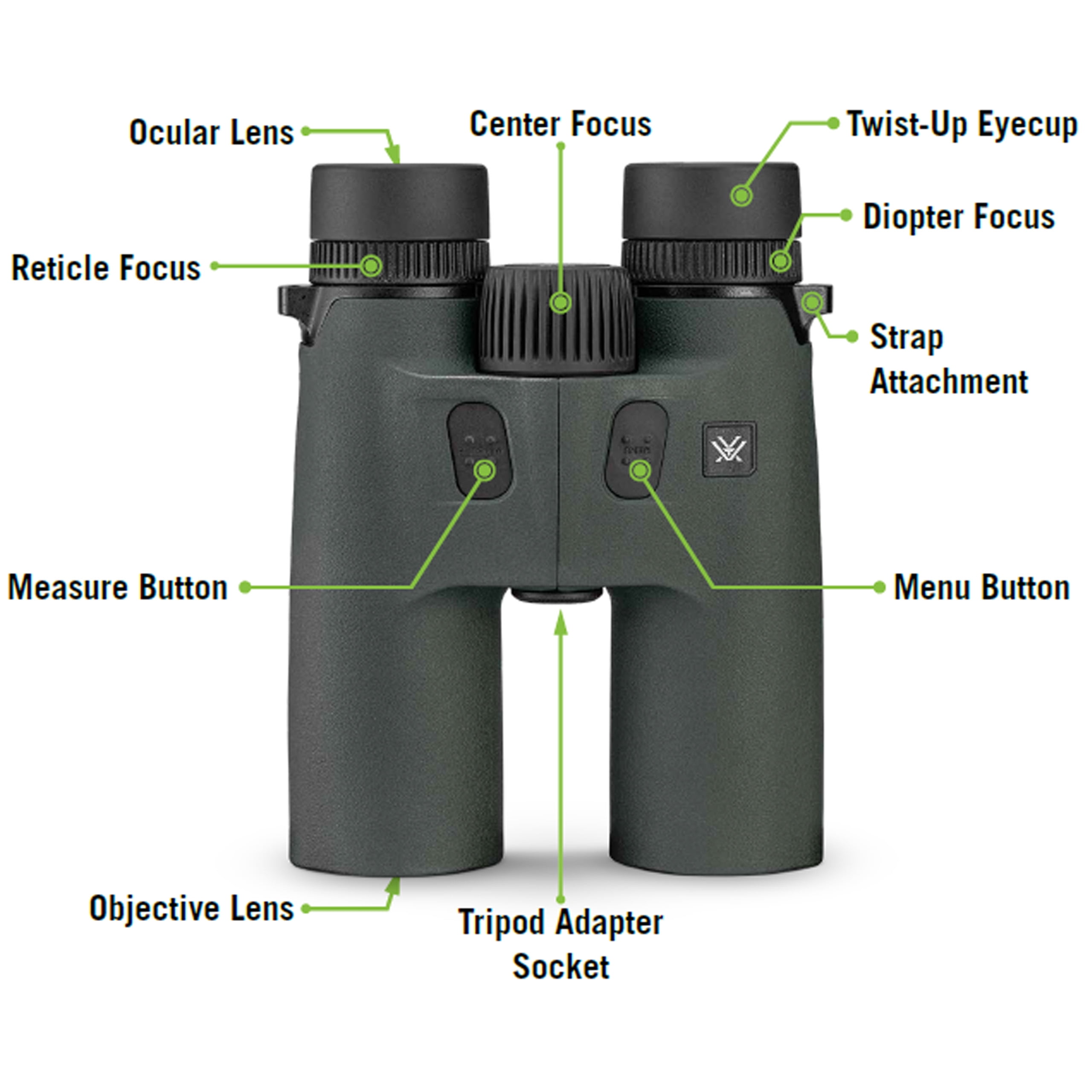 Vortex Optics Ranger HD 3000 10x42 Laser Rangfinding Binoculars