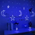 thumbnail image 3 of Guirnalda de luces LED con forma de luna y estrellas para decoración de fiestas de bodas, EID, Mubarak, Ramadán, San Valentín, Navidad y fiestas, 3 of 5