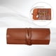 thumbnail image 4 of Organizador de herramientas, estuche enrollable para destornilladores, estuche de material cuero duradero para herramientas, estuche para herramientas de carpi marrón Yinane Bolsa de bolsas de rollo, 4 of 7