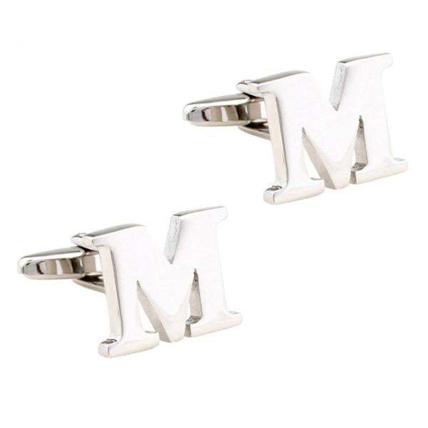 2x Par de gemelos de para hombre, gemelos , gemelos, gemelos con letras de latón, accesorios para hombres Hugo Gemelos con letras para hombre