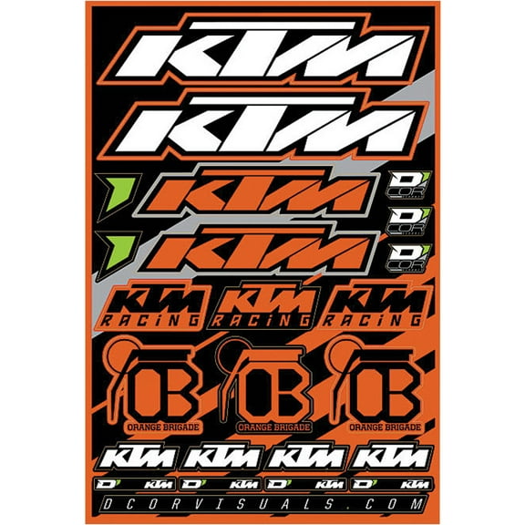 D'Cor Visuals KTM Decal Sheet