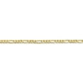 thumbnail image 3 of 10k 2.75mm Flat Figaro Chain in 10k Yellow Gold, 3 of 3