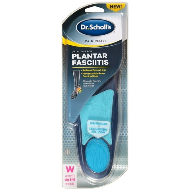 Dr. Scholl's Pain Relief Orthotics for Plantar Fasciitis for Women Size