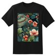 thumbnail image 2 of Plus Size Shirt for Women Black Tops for Women Short Sleeves Shirt for Women Victorian Hippo T Shirt Oversized Shirt for Women S, 2 of 5