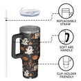 thumbnail image 4 of Autumn Halloween Scene Pattern Tumbler with Handle and Lid,40oz Double Wall Vacuum Insulated Tumbler,Cups Gift for Women and Men, 4 of 7