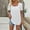 White, variant on Womens Shirts Short Sleeve Shirts Women's Casual Bubble Sleeved Square Neck Pleated Short Sleeved T Shirt Top Tshirts Shirts Spring Tops for Women Yellow M