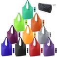 thumbnail image 1 of Bolsas de supermercado reutilizables BeeGreen, paquete de 10, coloridas, 23 litros, 1 of 8