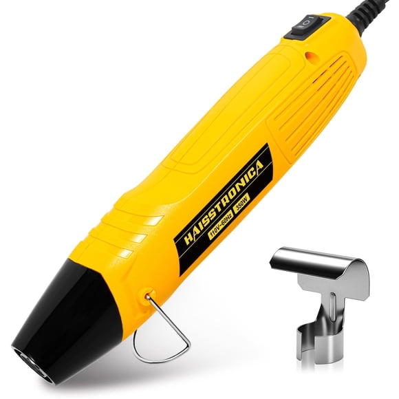 Pistola de calor mini haisstronica de 350 W, 110 V, 2 niveles de temperatura