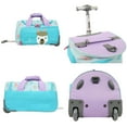 thumbnail image 5 of J World Boys and Girls Kids travel Duffle Bag with Wheels Carry-on Luggage, Llama, 5 of 7