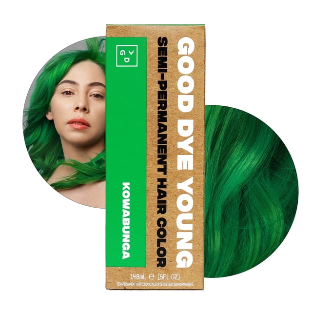 Tinte para el cabello Good Dye Young Semipermanente Green Kowabunga 150 ml