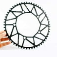 thumbnail image 2 of 130 BCD Chainring, 50T 52T 54T 56T 58T Folding Road Bike Round Single Speed Narrow Wide Bicycle Chain Ring, Aluminium Alloy Superlight Sprocket, Fit 14'' 16'' 20'' Folding Bike, 2 of 6