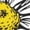White-3, variant on Giffimy Women's Vintage Collage Sunflower Graphic Short Sleeve T-Shirt Casual Cotton Crewneck Top