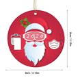 thumbnail image 4 of Gibobby Adornos navideños, Adornos Adornos navideños Adornos navideños Vacaciones(Red), 4 of 5