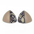 thumbnail image 2 of U8MO 5pcs Colorful Resin Triangle Pendants Smooth Charms Jewelry Craft Making 45~46mm-RosyBrown, 2 of 2