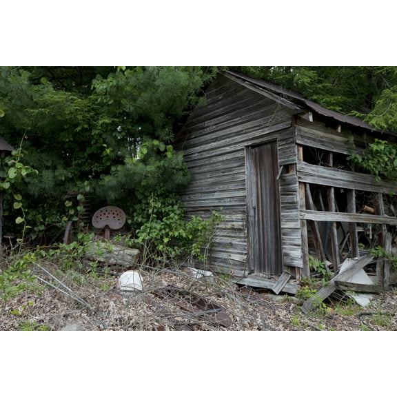Print: Old Tobacco Barn, Rural North Carolina, 2009