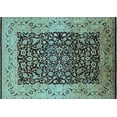 thumbnail image 1 of Ahgly Company Indoor Rectangle Oriental Light Blue Industrial Area Rugs, 2' x 3', 1 of 4