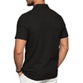 thumbnail image 4 of Dresfit Breeze Polo Shirts Men Cooling Quick Dry Shirts 2026 Summer Lapel Short Sleeve Athletic Golf Shirts Breathable Button Down Elastic Waist Polo Shirt 3XL, 4 of 7