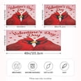 thumbnail image 4 of Dailycode Satin Pillow Case Standard Silk Pillow Cover for Hair and Skin Envelope Closure Cardinals in Love 20"x26", 4 of 9