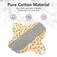 thumbnail image 4 of Washable Strong Absorbent Breathable Cotton Menstrual Pads 3pcs - Reduces Gynecological Diseases, Easy To Clean, 4 of 8