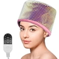 thumbnail image 1 of Gorro de vapor para el cabello, gorro portátil para el cuidado del cabello con control de temperatura de 10 modos, gorro calefactor eléctrico de 110 V para cabello SPA, vaporizador de belleza, gorro n, 1 of 5