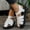 White, variant on WIZUTIZ Fisherman Sandals for Women Flat Sandals for Women Sandals for Women 2025 Trendy Comfortable Elastic Hollow Out Sandals Buckle Shoes Wide Solid Sandals for Older Women Holiday Black