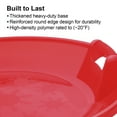 thumbnail image 4 of Gamexcel 25-Inch Round Downhill Sprinter Toboggan Snow Sled for Kids, Boys, Girls, and Adults, Featuring Built-in Handles and Pulling Rope - Red, 4 of 8